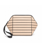 Hexa Line Large Capacity Cosmetic Bag